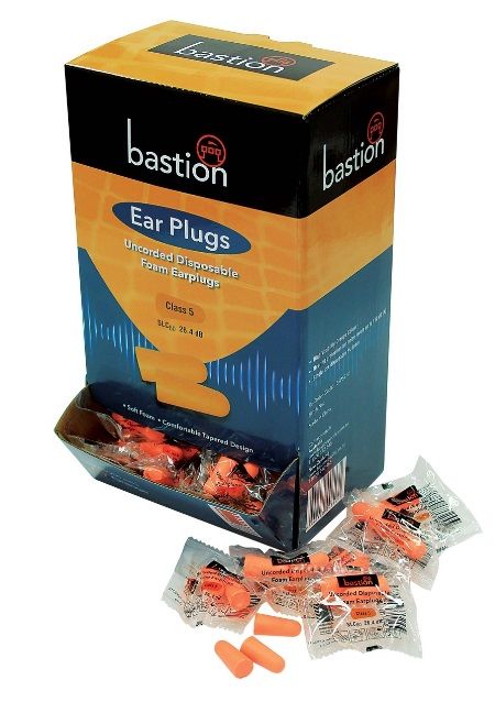 BASTION PU Foam Earplugs Class 5 Orange Uncorded (2000)