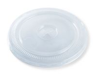 DETPAK Clear Recyclable Cold Cup Lid Flat 12/16/20/24oz 20 x 50