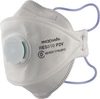MAXISAFE P2 3-Panel Flat Fold Respirator with Valve (20)