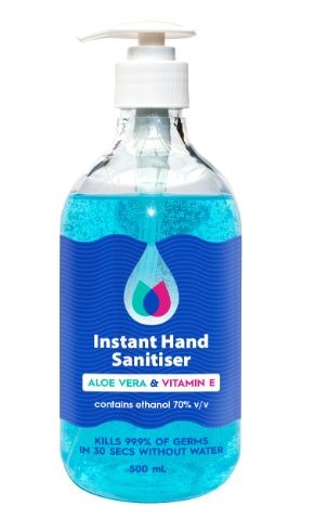 CLEAN+ Instant Hand Sanitiser 500mL (12)