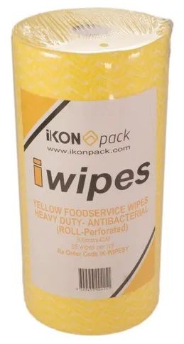 Commercial Wipes Yellow 45m