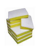 EDCO Sponge Scourer Heavy Duty White 150 x 100mm (10)