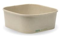 BIOPAK BioBoard Takeaway Base Square Kraft 1200mL 6 x 50