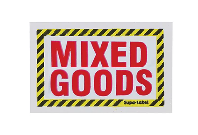 Mixed Goods Label 75 x 130mm (500)