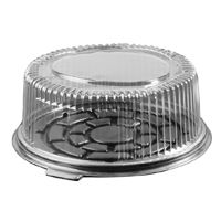CASTAWAY Cakecombo Clear Base 198mm Clear Dome Lid Medium 75mm 200