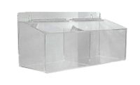 Two Compartment PPE Station Acrylic              