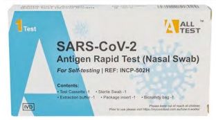 AMD Nasal Swab Rapid Antigen Test Kit (Self-Test) EXPIRED 12/2023
