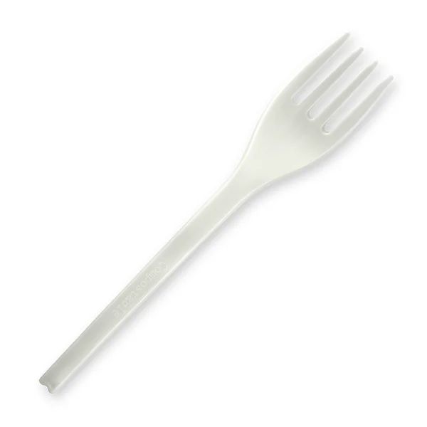 BIOPAK BioCutlery Fork 150mm White 20x50
