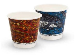 HUHTAMAKI Paper Hot Cup True Fill 8oz Indigenous 20 x 25