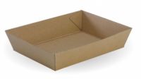 BIOPAK Bioboard Tray #3 Kraft 180 x 134 x 45mm 2 x 125