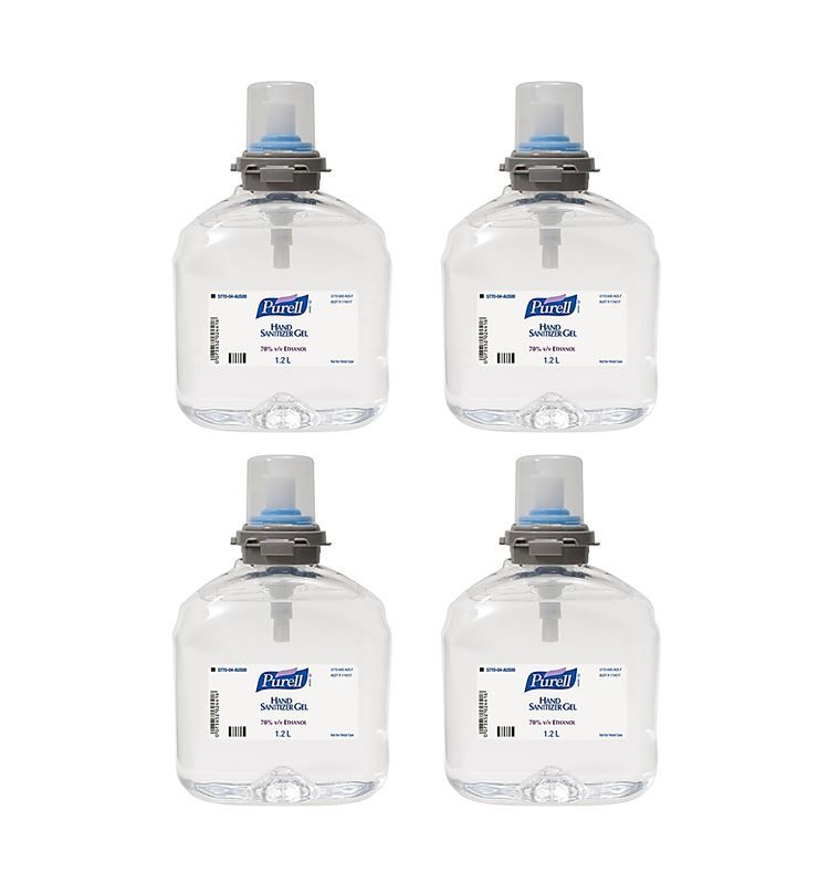 PURELL TFX Hand Sanitiser 70% Gel 1.2L (4)