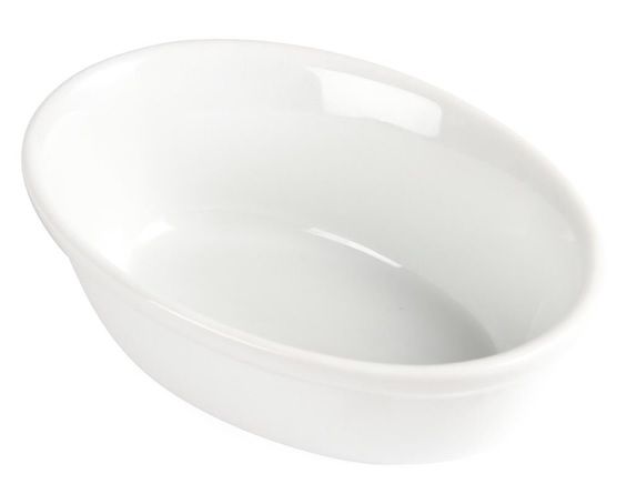 OLYMPIA Whiteware Oval Pie Dish 154 x 110mm (6)