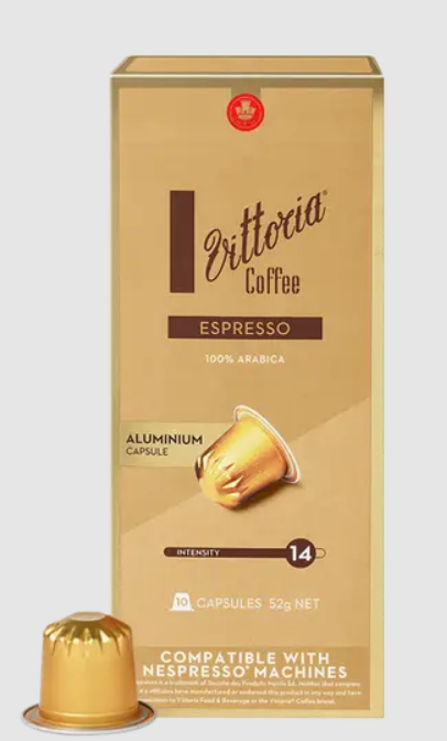 VITTORIA Capsules Espresso Nespresso Compatible 6 x 20