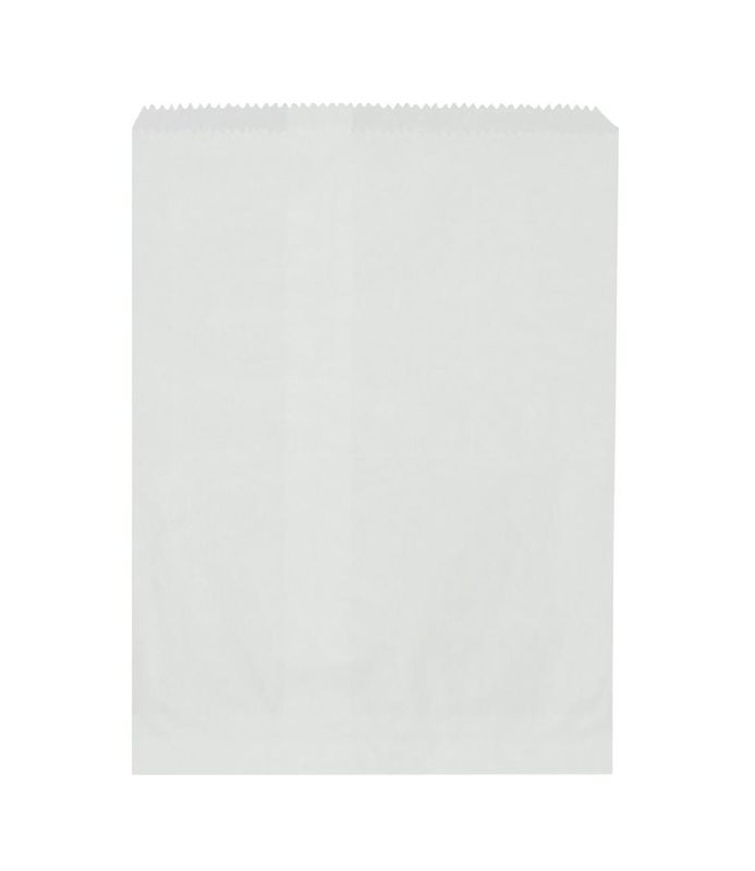 Paper Bag White 1/4 Flat/Long 127 x 98mm (1000)