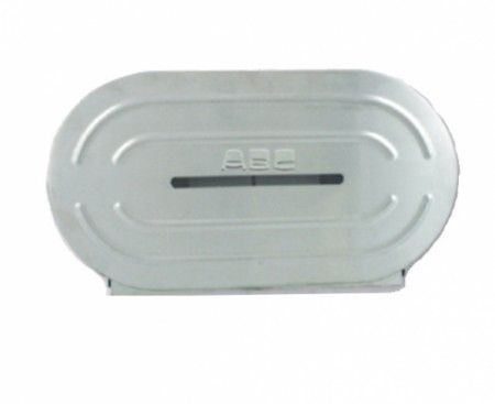 ABC S/S Double Jumbo Toilet Roll Dispenser