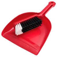 OATES Contractor Dustpan Set Red