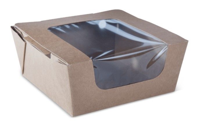 DETPAK Hot Food Box with Window Medium (300)
