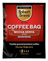 ROBERT TIMMS Mocha Kenya Coffee Bags (100)