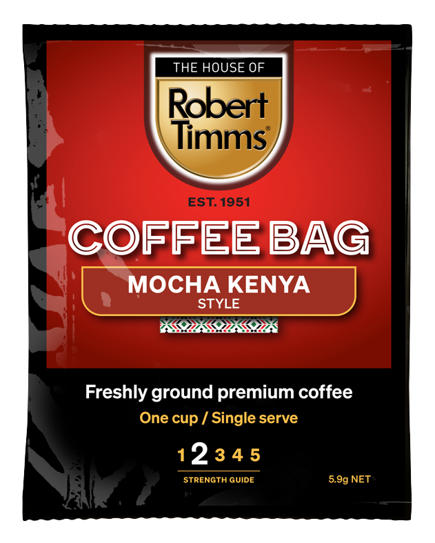 ROBERT TIMMS Mocha Kenya Coffee Bags (100)