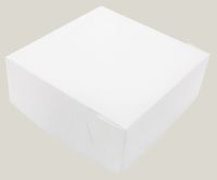 Cake Box 9 x 9 x 4 White (100)