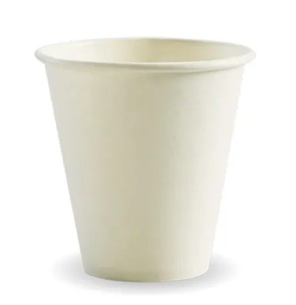 BIOPAK White SW Cup 8oz (90mm) 20 x 50
