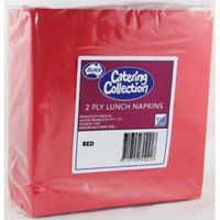 ALPEN 2Ply Lunch Napkin Red 20x100
