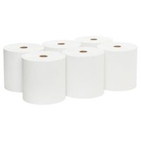 KC SCOTT 1005 Hard Roll Towel White 1Ply 304m (6)