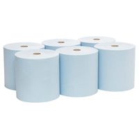 KC SCOTT 6668 Hard Roll Towel Blue 1Ply 304m (6)