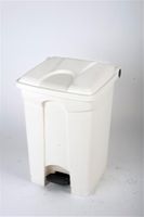 Pedal Bin 45L White Base White Lid