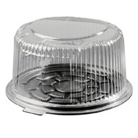 CASTAWAY Cakecombo Clear Base 198mm Clear Dome Lid Large 100mm 200