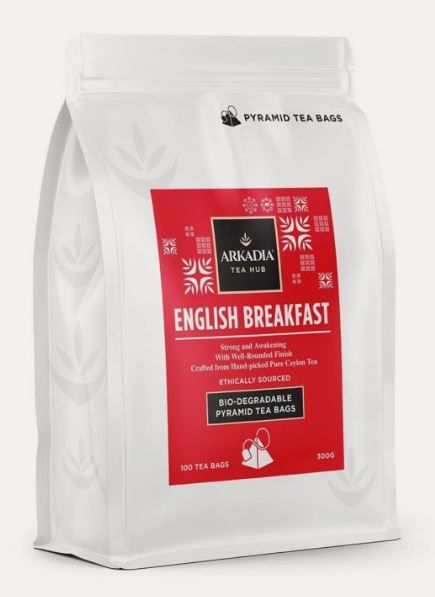 ARKADIA Pyramid Tea Bags English Breakfast 10 x 100