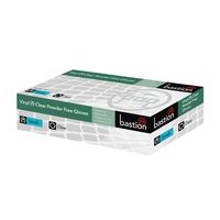 BASTION Clear Vinyl Glove P/Free Small 10x100