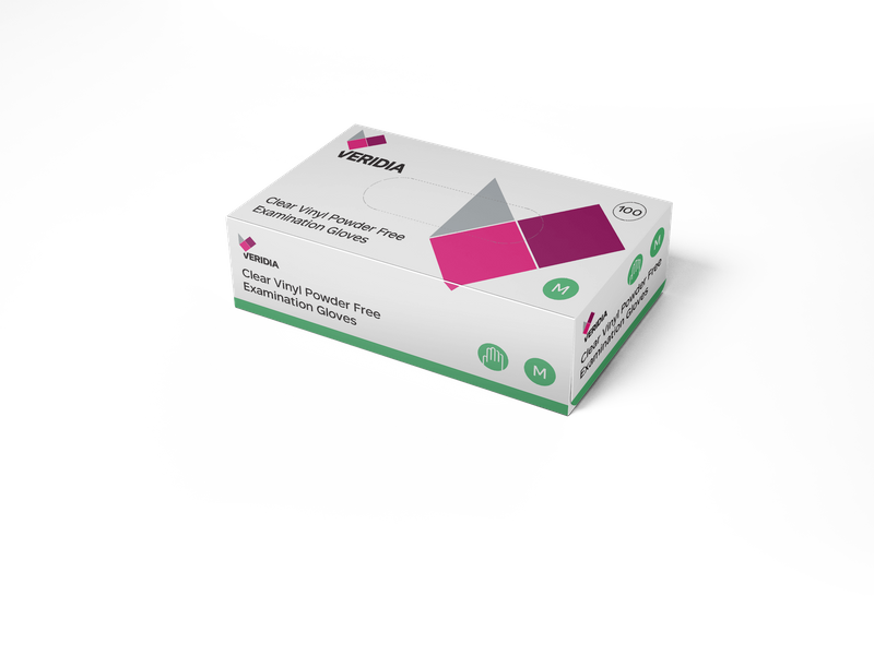 Veridia Clear Vinyl Glove P/Free Medium 10x100