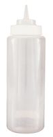 Squeeze Bottle Wide Mouth Clear 1000mL