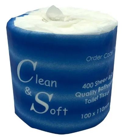 CLEAN & SOFT 2-ply Toilet Roll 400 Sheet (48)