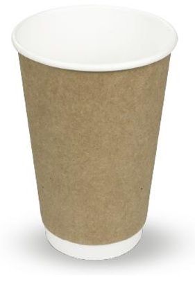SHAMROCK DW Brown Kraft Cup 16oz 20 x 25