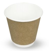 SHAMROCK DW Brown Kraft Cup 8oz (90mm) 20 x 25
