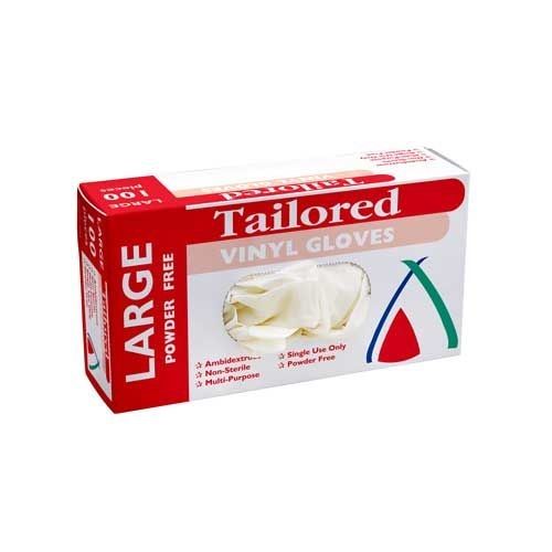 pak Clear Vinyl Glove P/Free Large 10x100