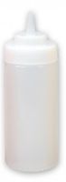 Squeeze Bottle Wide Mouth Clear 480ml