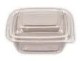 iKon-Pack Square & Hinge Lid Container 250ml iK-CUBE8 (5x50)