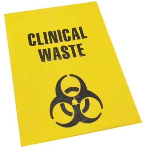 Clinical Waste Bag 240L Yellow 4x25
