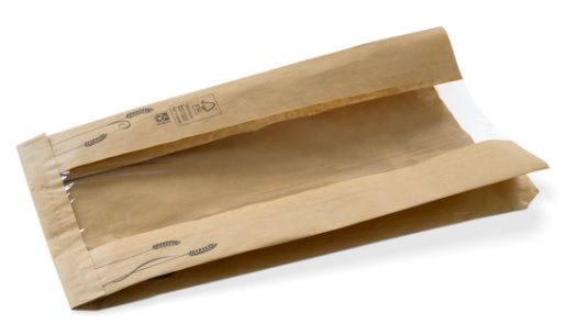 DETPAK Cob Window Bag Brown Wheat 390 x 200 x 110mm (500)