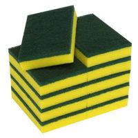 BASTION Sponge Scourer Green 150x100mm (10)