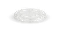 BIOPAK Paper BioCup PET Flat Lid 90mm Suits 12-22oz Cups 10 x 100