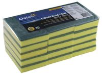 OATES Sponge Scourer Green 150x100mm (15)