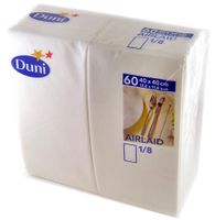 Bio Dunisoft Dinner Napkin White 1/8 Fold 6x60