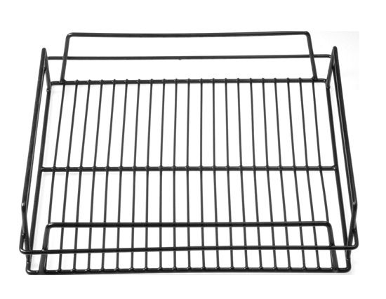 Glass Basket PVC Coated Black 14 x 14 Inch