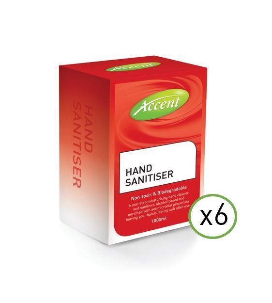 VERIDIA Gel Hand Sanitiser 6 x 1L