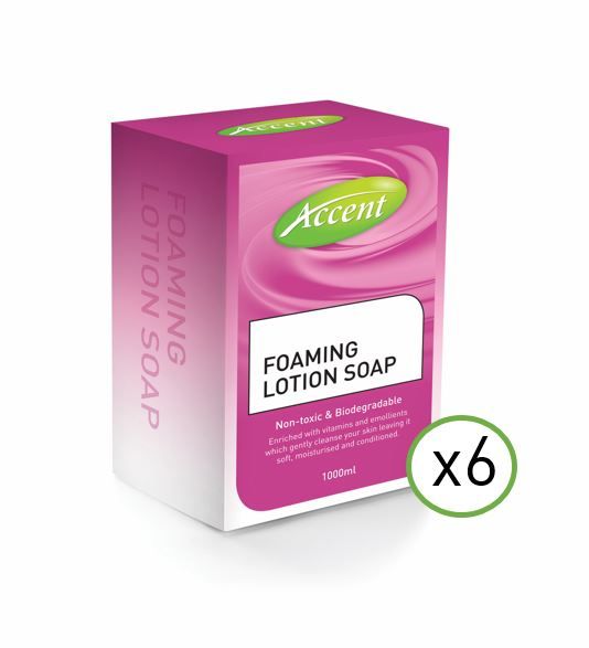 VERIDIA Foaming Lotion Soap 6 x 1L
