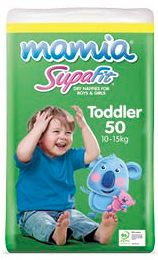 Premium Nappies Size 4 Toddler 10-15Kg (Green) (50)